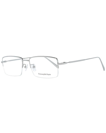 Ermenegildo Zegna Men's Silver Optical Frames - One Size